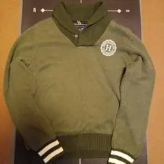 TOMMY HILFIGER オリーブグリーン セーター