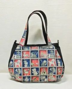 チューリップバッグ★ミニサイズ★ユキエモン★TOYナイトボックス★ネイビーレッド