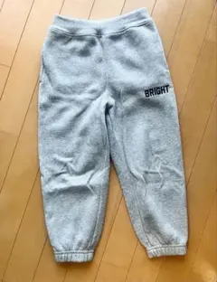 GU kids BRIGHT スウェットパンツ グレー