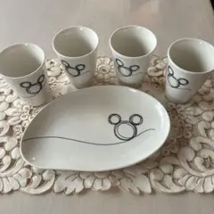 ミッキーマウス 食器セット 陶器製