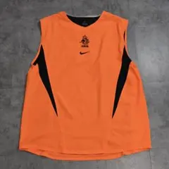 オランダ 代表 タンクトップ ノースリーブ プラクティス 練習着 M