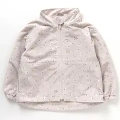 アプレレクール　ウィンドブレーカー　花柄薄ピンクジャケット　90cm