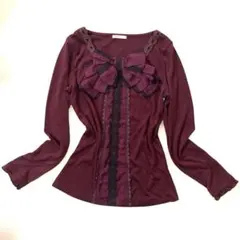 axes femme ビッグリボン　レース　姫カジ　森ガール　フェアリーグランジ