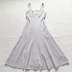 【美品】And Couture アンドクチュール ジャンパースカート グレー