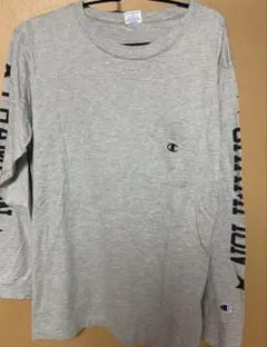 Champion ロングTシャツ　グレーのサムネイル