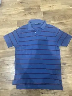 ラルフローレン ポロシャツ ボーダー 青