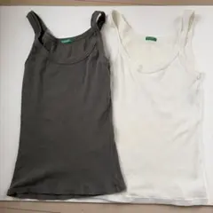 UNITED COLORS OF BENETTON タンクトップ 2枚セットのサムネイル