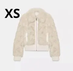 ZARA フェイクファーボンバージャケット　XS 新品未使用タグ付き