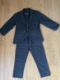 24時間以内発送！キッズ　フォーマル　スーツセット　ダークグレー　おしゃれ　卒園