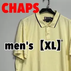 F301【CHAPS】半袖ポロシャツ【XL】