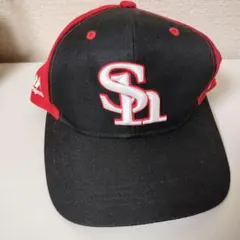 ソフトバンクホークス　Majestic 刺繍ロゴ キャップ フリーサイズ