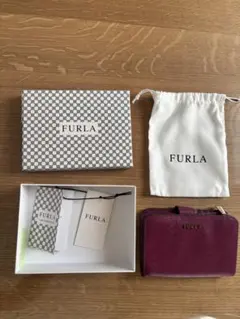 FURLA パープル 長財布