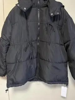 olive des olive リボンエコダウンミドル丈ブルゾン