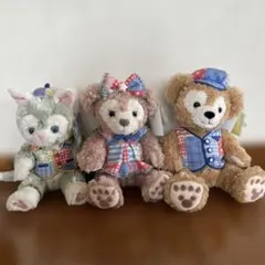 ダッフィ、シェリーメイ、ジェラトーニ　 ぬいぐるみ