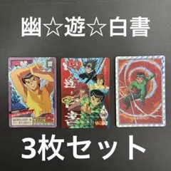 カードダス　アマダ　幽遊白書　81枚セット 即決 送料込み 1994年頃 アマダ製 幽遊白書 カード 56枚セット｜Yahoo