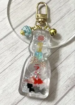 シャカシャカキーホルダー シェイカーキーホルダー ラムネ 御守り ♡