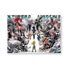ヒロアカ原画展　B2ポスター　キービジュアル 「ヒーローVS敵(ヴィラン)」
