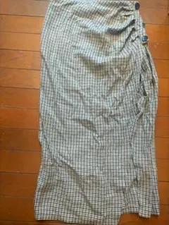 ザラ　グレンチェック　スカート