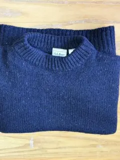 L.L.Bean ネイビー ニットセーター SM