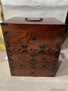 木製 裁縫箱 道具箱 小物入れ 쇼와 레트로