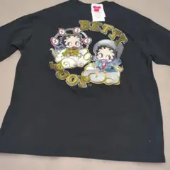 Avail Betty Boop Tシャツ ブラック風神雷神5L