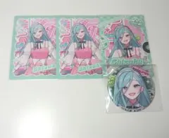 プロセカ メロパレ カフェ 日野森雫 缶バッジ レア カード