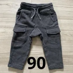GAP baby gap 裏起毛グレーパンツ　90