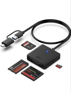 BENFEI 4 in 1 カードリーダー USB Type-C/A