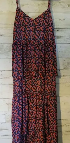 ロデオクラウンズ  フリル ロングワンピース フリー