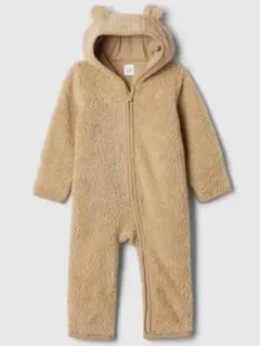 【新品】GAP くまさん ベア ボア ボディーオール カバーオール 6-12