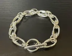 ブレスレット　アンカーチェーン　シルバー925 刻印　メキシカン　ヴィンテージ