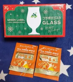 Mrs. GREEN APPLE コラボグラス、ステッカー