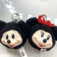 ミッキーミニーぬいぐるみキーホルダー