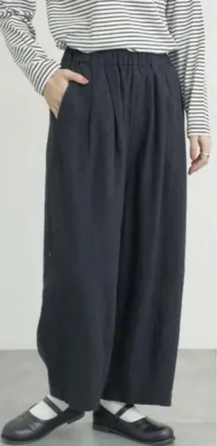 ★サマンサモスモス Samansa Mos2 SM2 ウール混 バルーンパンツ