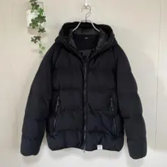 AZUL by moussy フード付きダウンジャケット Mサイズ ブラック