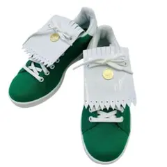 adidas スタンスミス フリンジ付き ゴルフシューズ　ホワイト/グリーン adidas スタンスミス フリンジ付き ゴルフシューズ ホワイト/グリーン