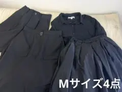 レディース服　まとめ売り　Mサイズ　黒　ブラックコーデ　クール　かっこいい