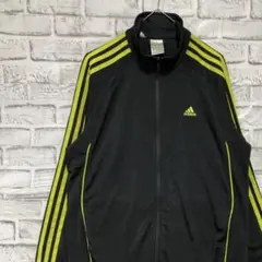 アディダス ジャージ　トラックジャケット　ブラック　レディースL 821
