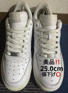 NIKE AIR FORCE 1 ホワイト スニーカー値下げ⭕️のサムネイル