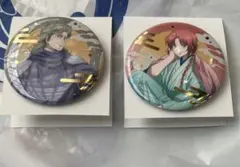 AJクラックスブース銀魂 吉原大炎上 トレーディング箔押し缶バッジ 2個セット