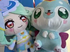 名探偵プリキュア　めちゃもふぐっとぬいぐるみ　キュアエクレール　シュシュタン　2体セット 名探偵プリキュア めちゃもふぐっとぬいぐるみ キュアエクレール