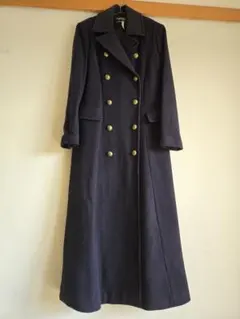 ラルフローレン　ウールステンカラーコート　トレンチコート　ロング丈　カシミヤ混 ラルフローレン ウールステンカラーコート トレンチコート