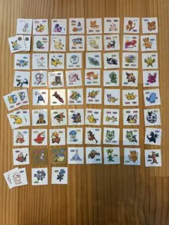 ポケモンパンシールセット 全68種　72枚