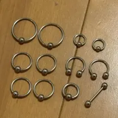 ボールピアス　12個セット