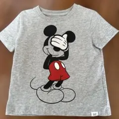 GAP ミッキーマウス グレー Tシャツ 90cm