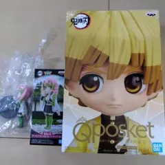バンダイ Qposket 我妻善逸 フィギュアセピア、ワールドコレクター 甘露寺