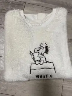 ユニクロ　スヌーピー パジャマ　フリース　S