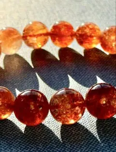 サンストーン ブレスレット 12mm 17粒 パワーストーン