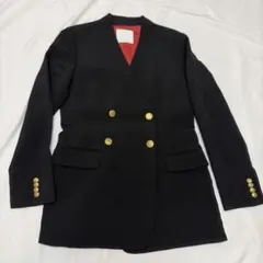 GALLARDAGALANTE ブラック ダブルブレストジャケット フリーサイズのサムネイル
