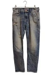 ZARA ダメージ加工 デニムパンツ